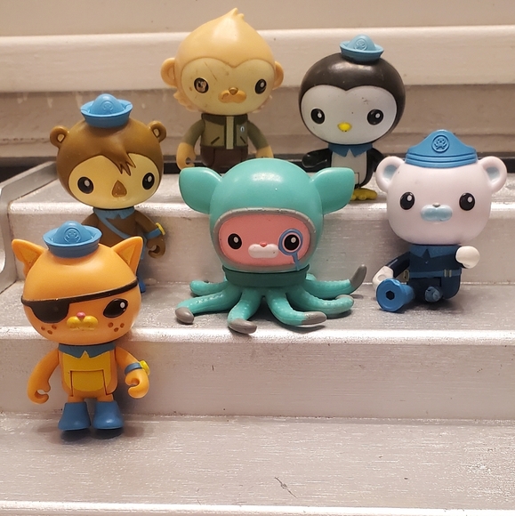 Octonauts Crew Adventure Figures Set Of 6 - Picture 1 of 2
